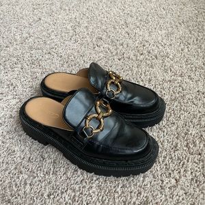 CIRCUS NY Women's Black Platform Elena Mules